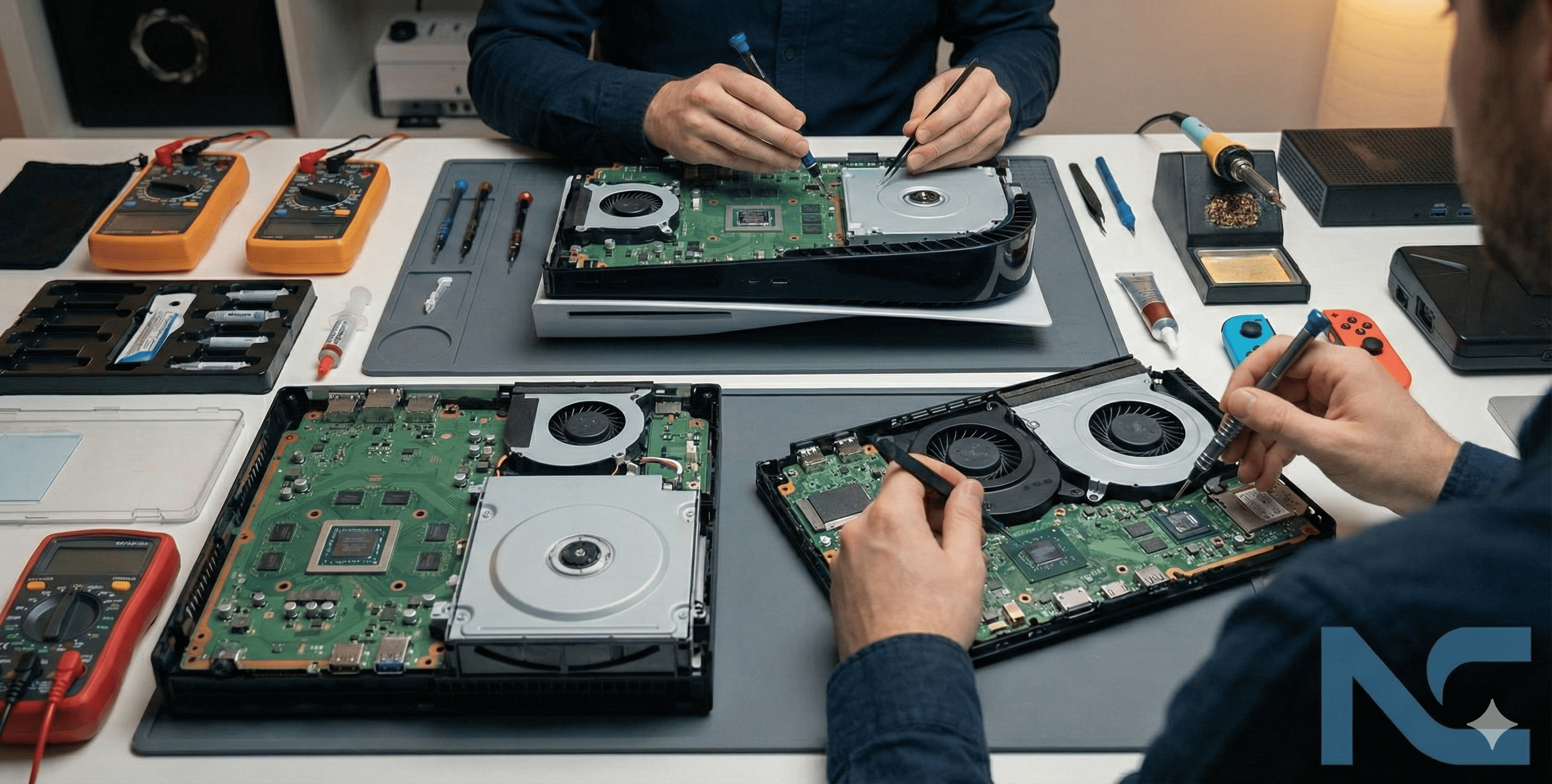 Reparación de consolas PlayStation, Xbox y Nintendo